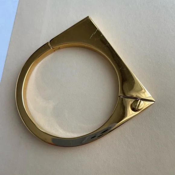 Miansai Screw Cuff Minimalist Bracelet Gold Vermeil - Picture 1 of 5